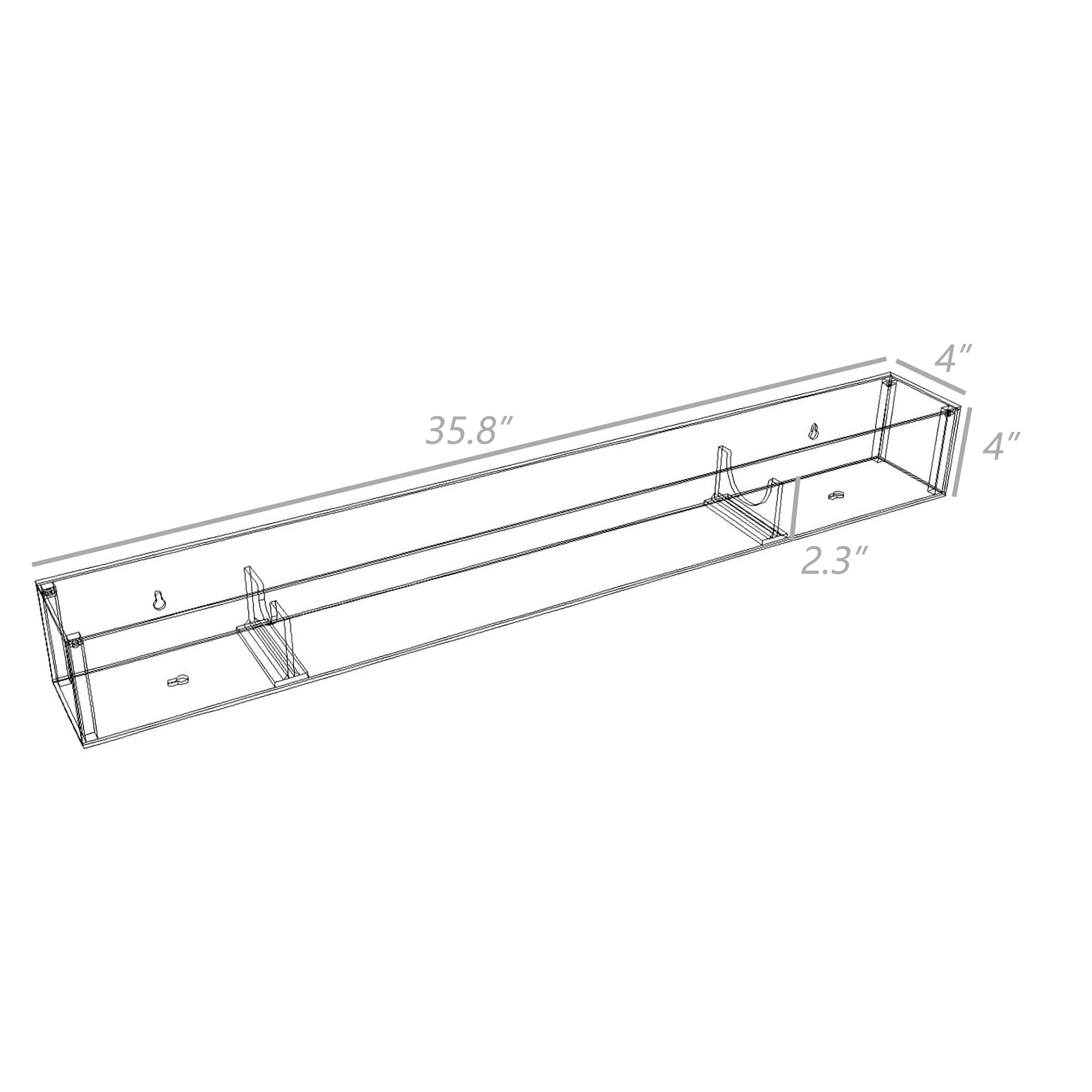 Snapklik.com : Wall Mount On Shelf Table Top Clear Acrylic Baseball Bat ...