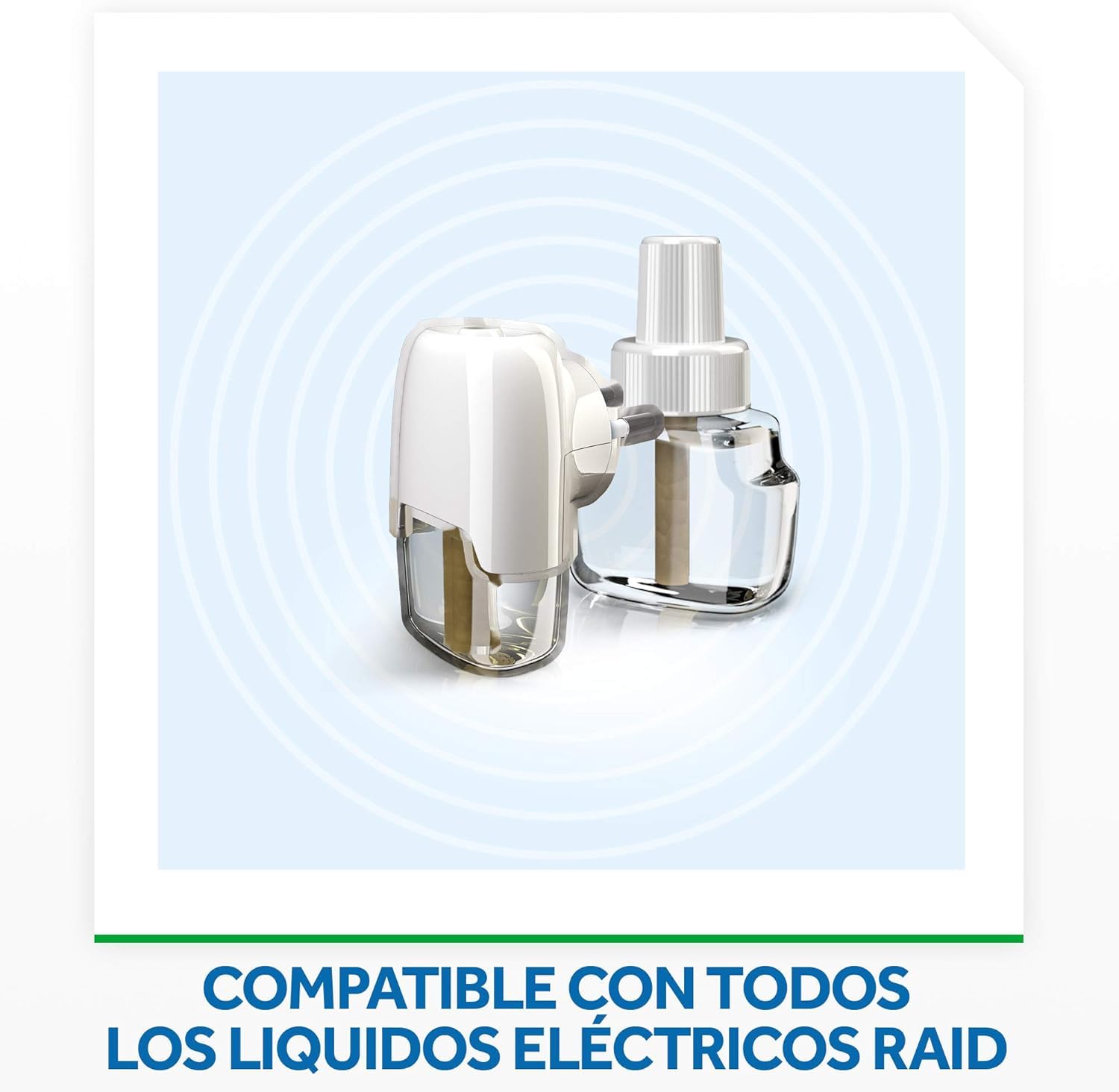 Raid Eléctrico Anti Mosquitos Comunes y Tigre 90 Noches con Aplicador y 2 Recambios - 54 Mililitros (2 x 27ml), El embalaje puede variar
