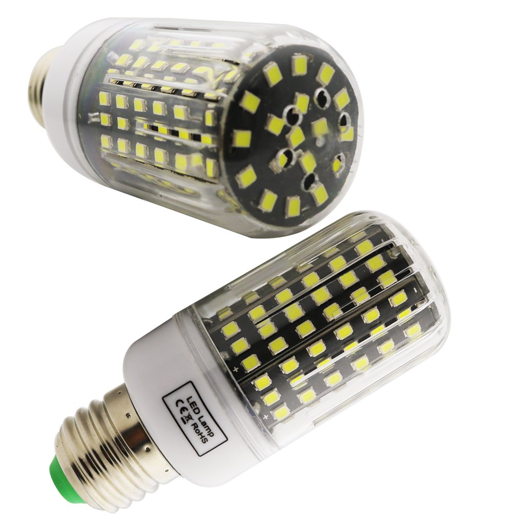 Xindaxin - Bombilla led (casquillo E27, 12 W equivalentes a 120 W, 6000 K, luz blanca fría, 20 unidades)