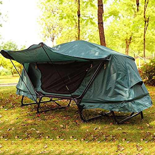 Carpa de camping doble capa plegable grande miniatura 4