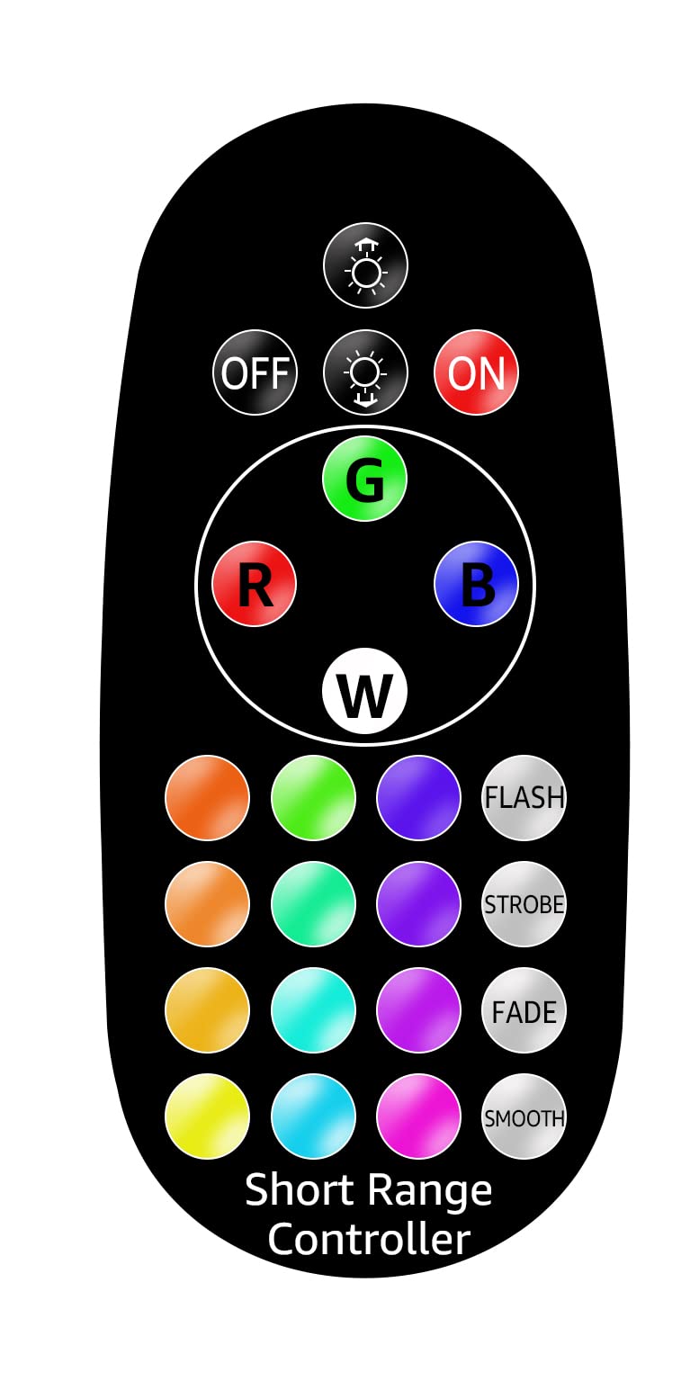 SUNVIE RGB Landscape Lights - Remote Control Color Changing Outdoor Spotlight