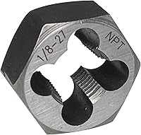 Vista 1 de Terraja de tubo NPT hexagonal de acero al carbono para rerosca 1/8-27