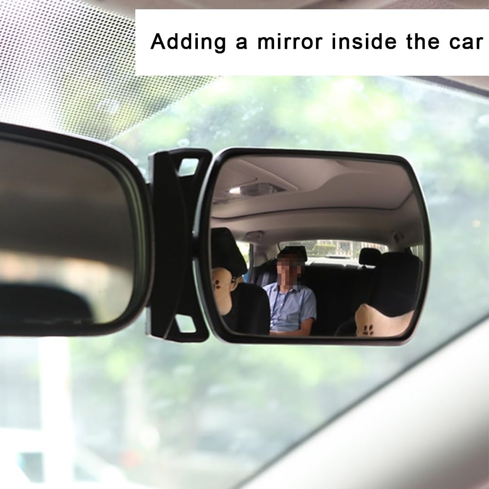 Rétroviseur De Voiture Rétroviseur De Siège Arrière De Sécurité De Voiture Moniteur Pour Enfant Réglable Face À La Vue Arrière Verre de Rétroviseur remplacement