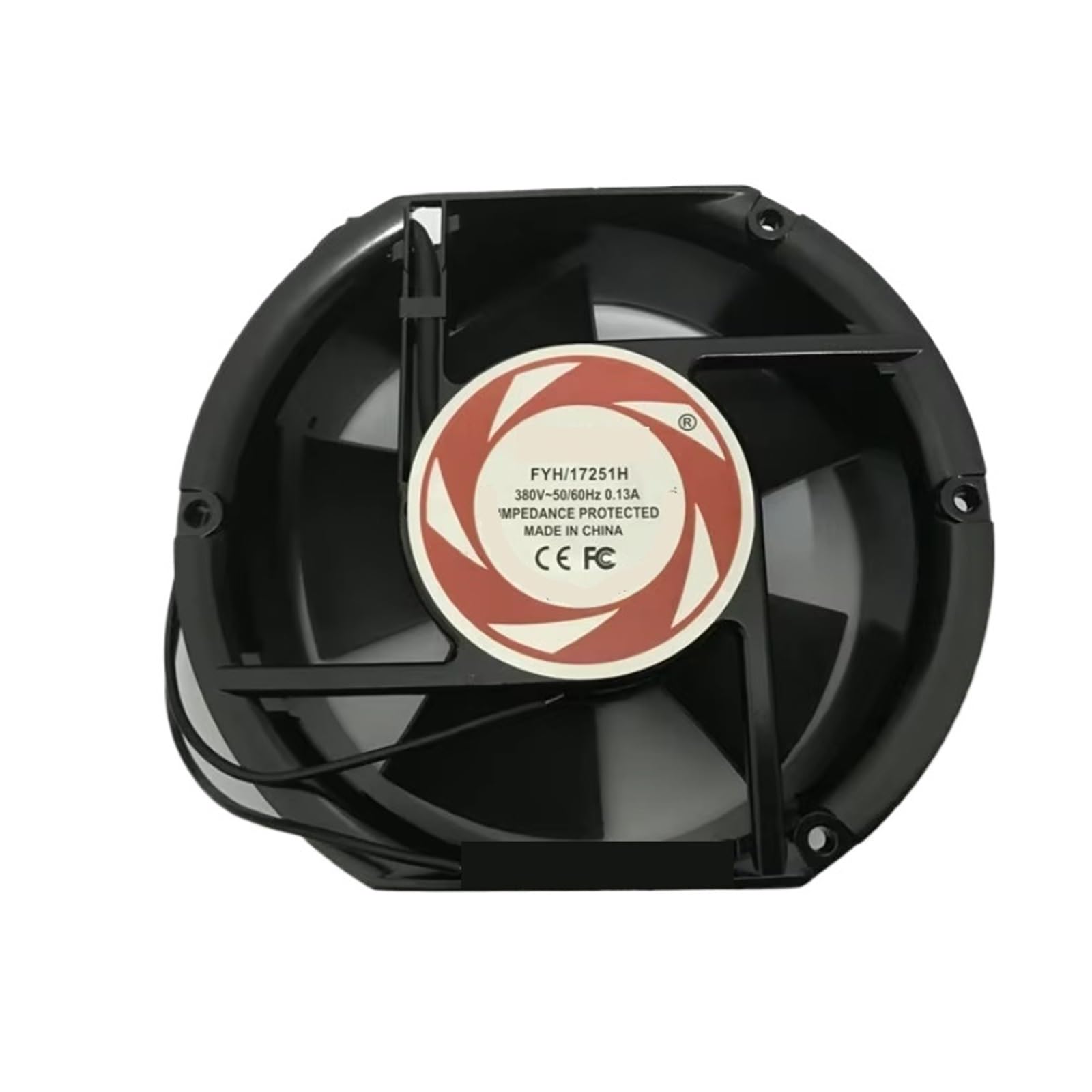 UITGVDQAT FYH-17251H AC 380V 0.13A 172x150x51mm 2-Wire Server Cooling Fan