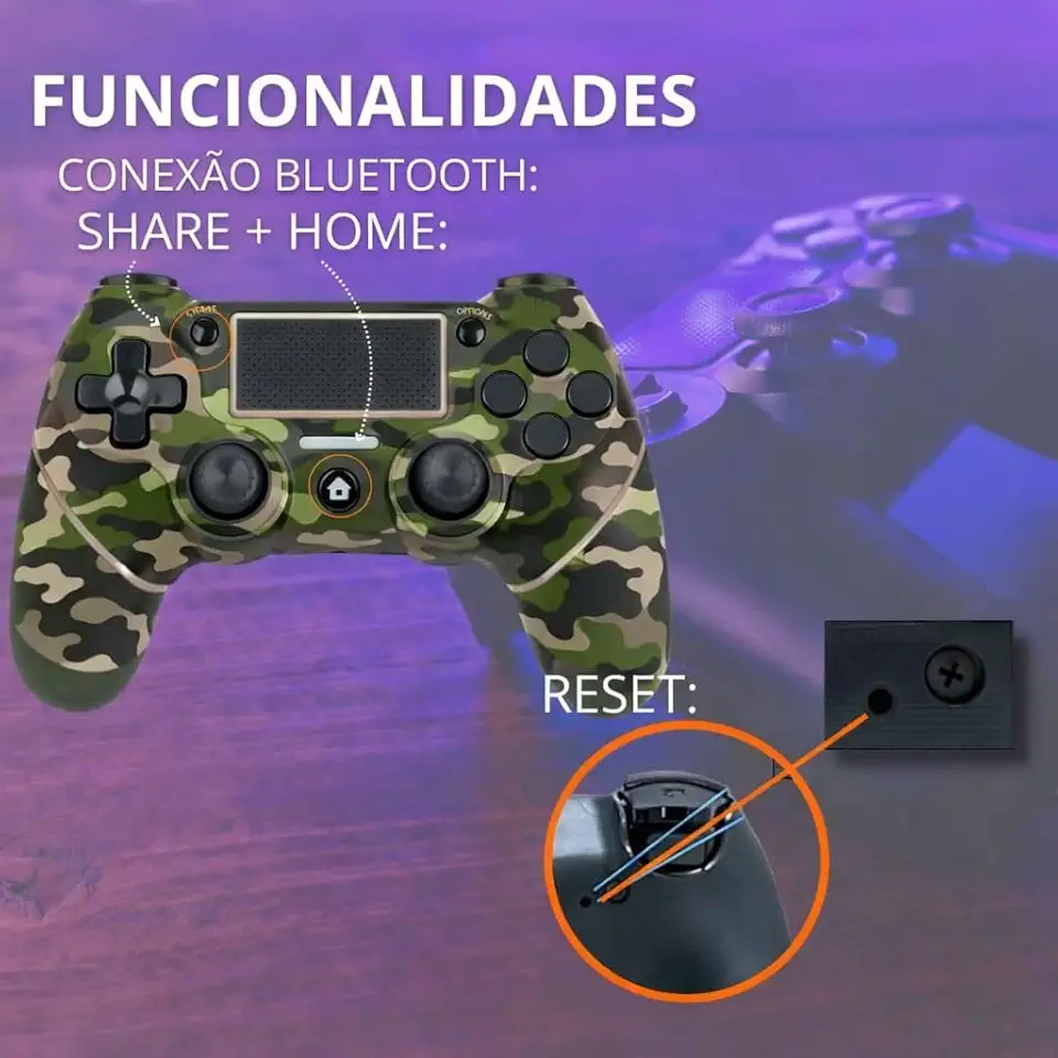 Controle Bluetooth sem fio verde camuflado Compatível Com TV Samsung, Gaming Hub Game Pass Geforce Now 3 Em 1 Crystal UHD LG TCL Phillips Android Google TV PC