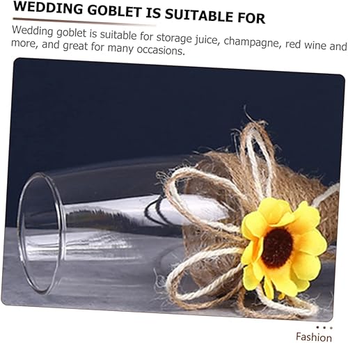 Miniatura 9 de Copas de vino de girasol para boda, copa de vino tinto, copas decorativas, copas para beber copas para el hogar, bar, club nocturno, fiesta