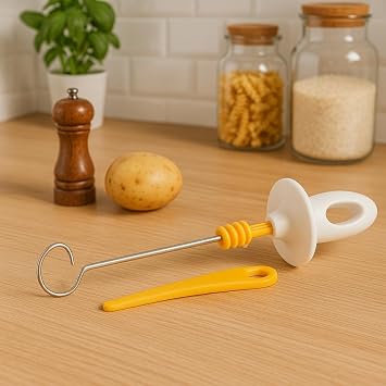 Spiral Potato Cutter, Practical Spiral Potato Chips Making Apparatus at Home