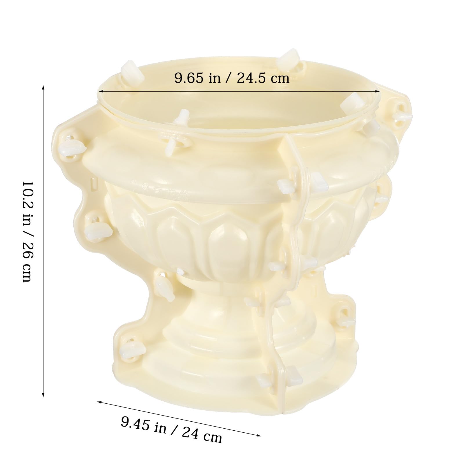 Angoily Stampo per di Fiori Beige in Plastica Flessibile e Lavabile Design Robusto e Spessore Ottimale per e Artigianato