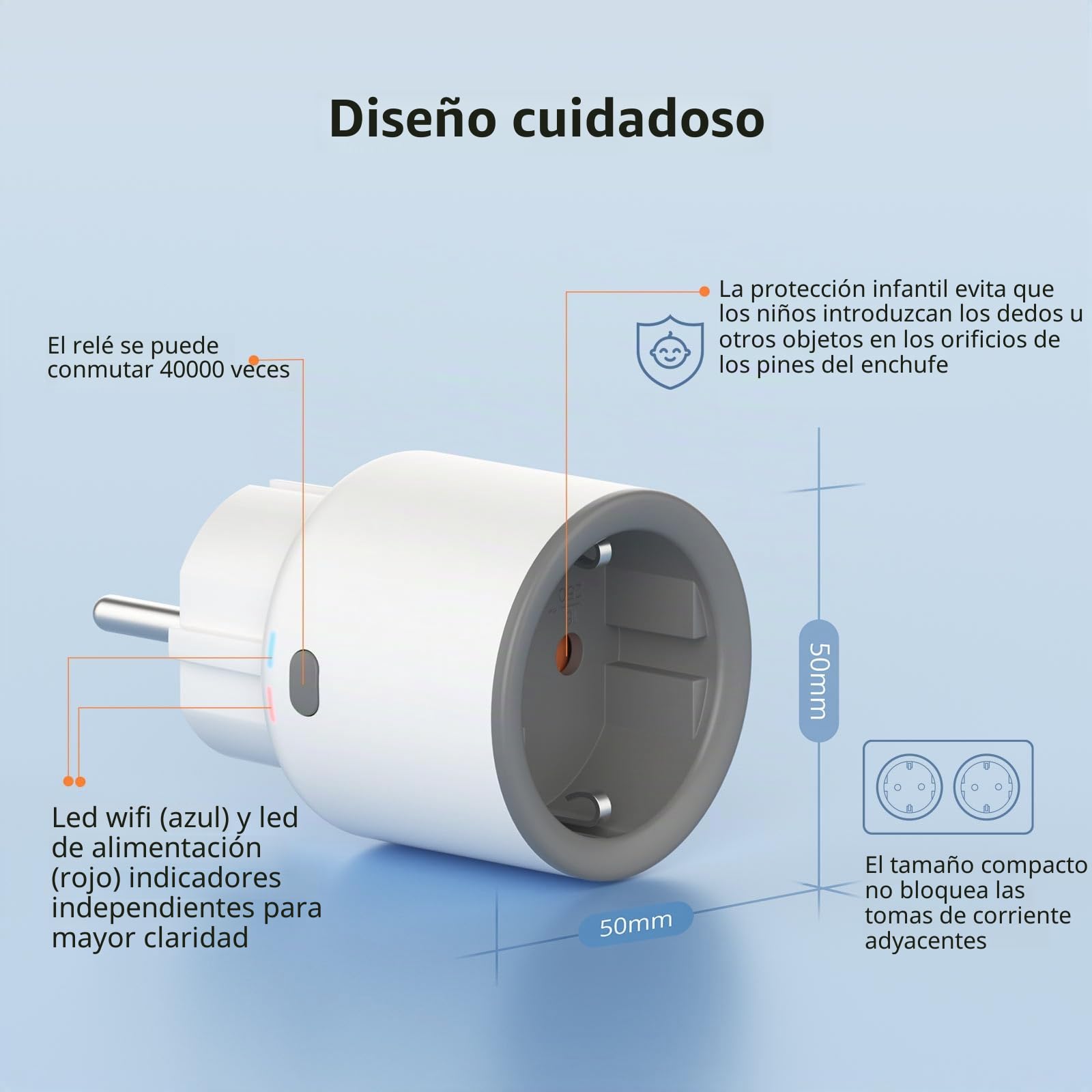 SONOFF S60TPF Enchufe Inteligente Wi-Fi (con Monitoreo Energético), Programar el Encendido/Apagado, Ahorro Energía, Compatible con Alexa y Google Home, 4 Pack