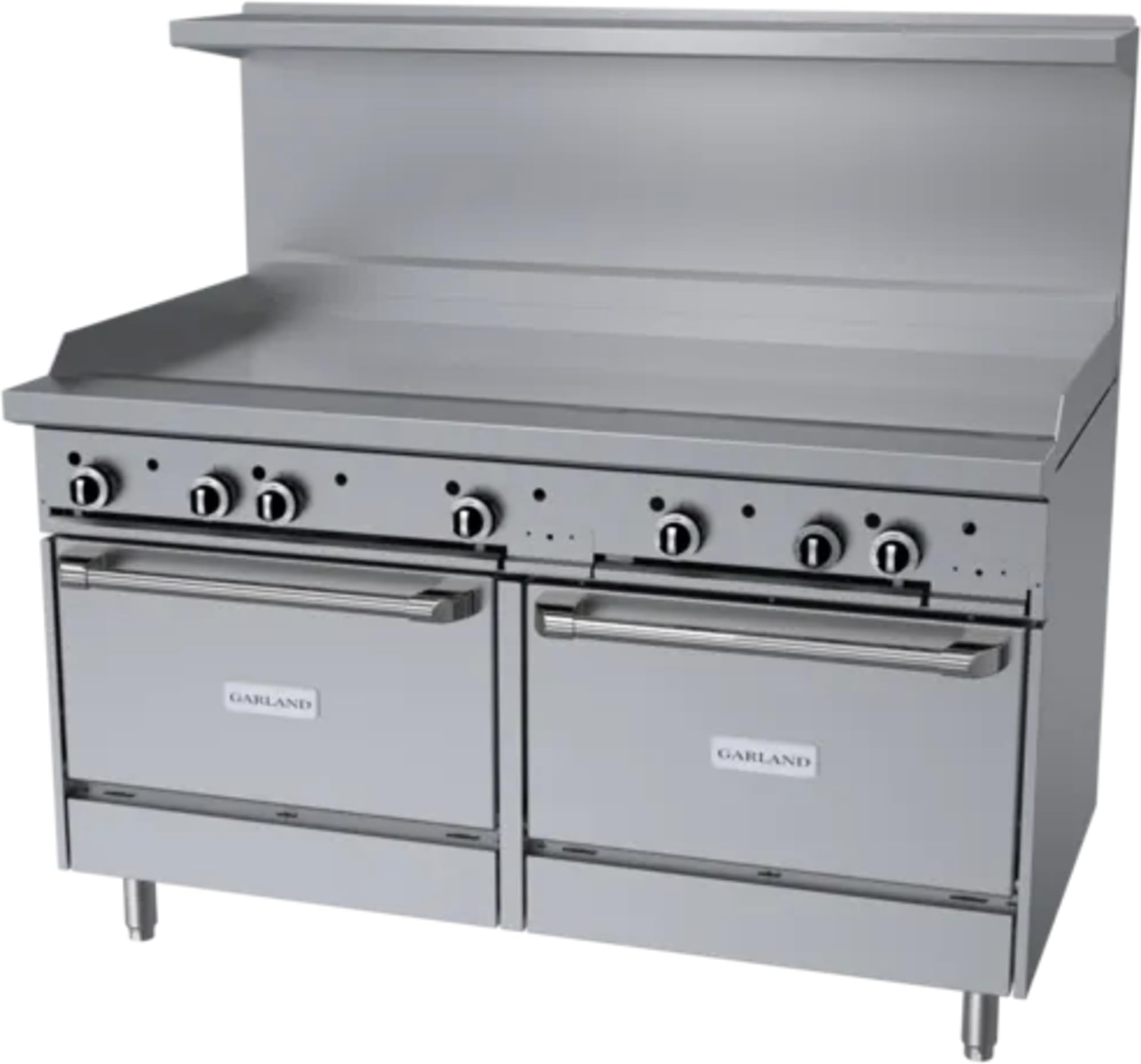 G Starfire Pro Series Gas Restaurant Range 60"W with 60" Griddle & (2) Standard Ovens by Garland – 3.9 cubic_feet, Model G60-G60RR