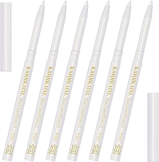 KAIQIKAIXI Lápiz delineador de ojos blanco, l...