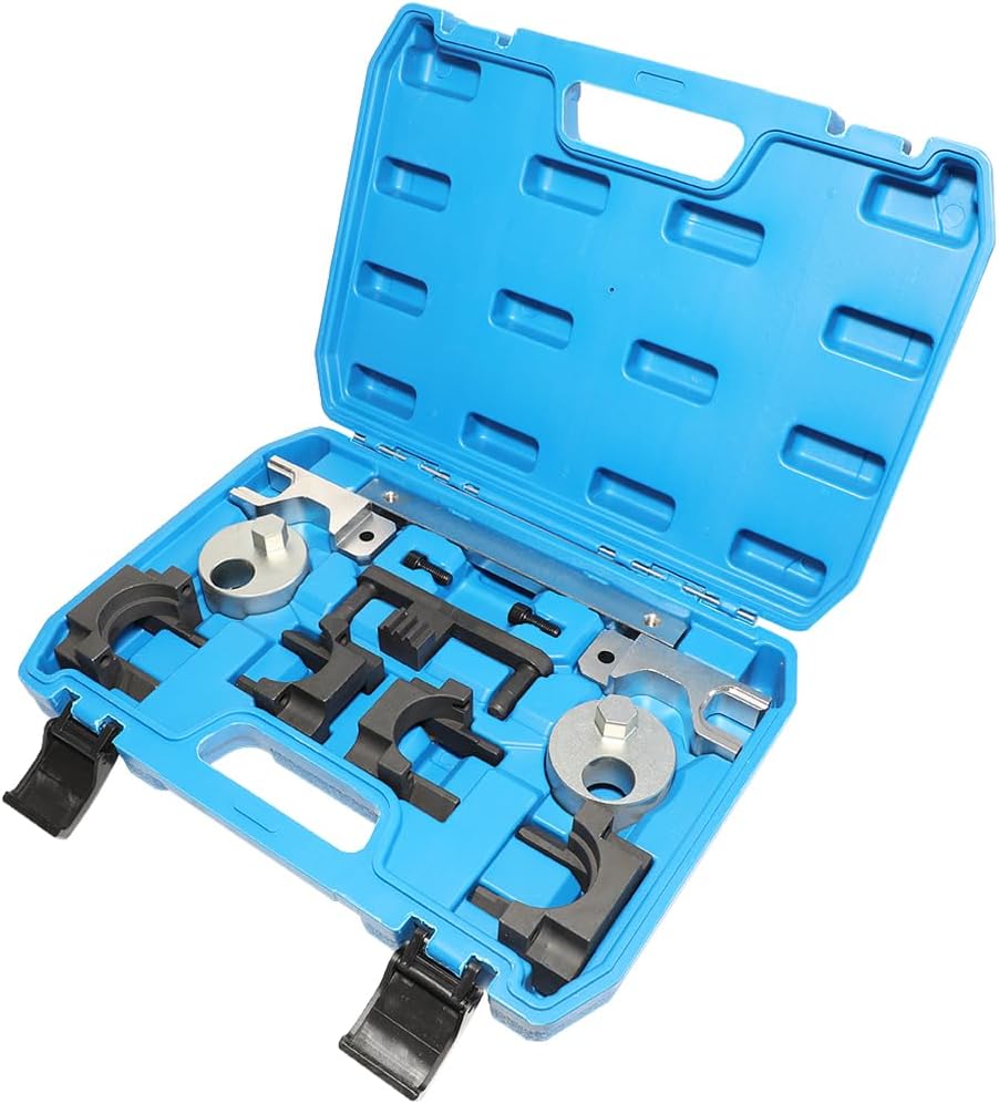 DPTOOL Timing Kit Camshaft Holding Locking Tool with Crankshaft Rotating Tool Compatible with Mercedes Benz OM651 Engine 1.8 2.0D 2.2D 2.5D