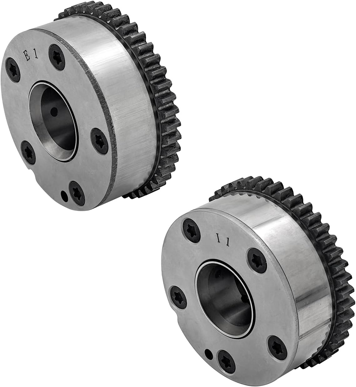 130254BB0C & 130251KC0A VVT Camshaft Phaser Actuator Sprocket Kit Int & Exh for Nissan 2011-2021 Juke/Rogue Sport/Qashqai/X-Trail (Mexico); 130251KC2C 130251KC1A Cam Gear Adjuster