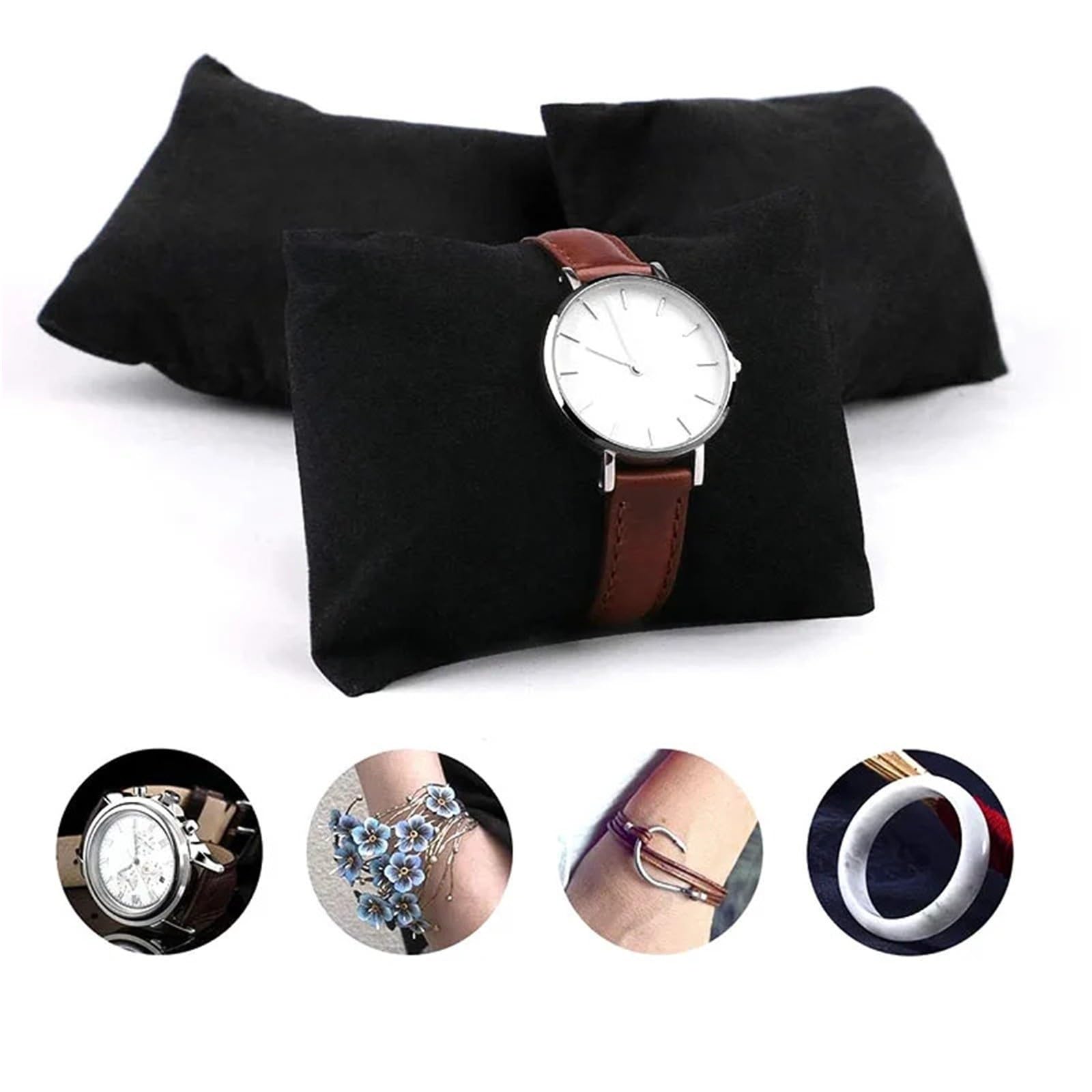 Confezione da 12 cuscini for display in velluto for orologi