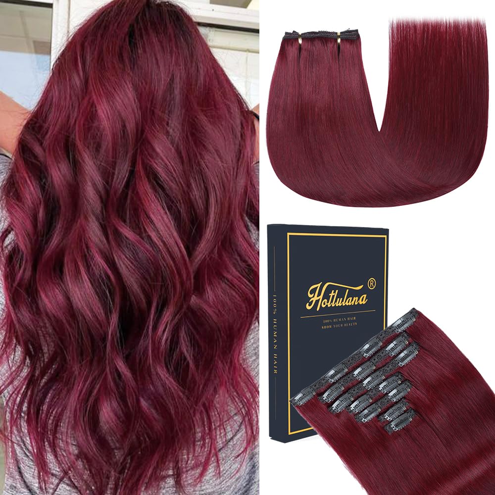 HotLulana clip in extensions echthaar
