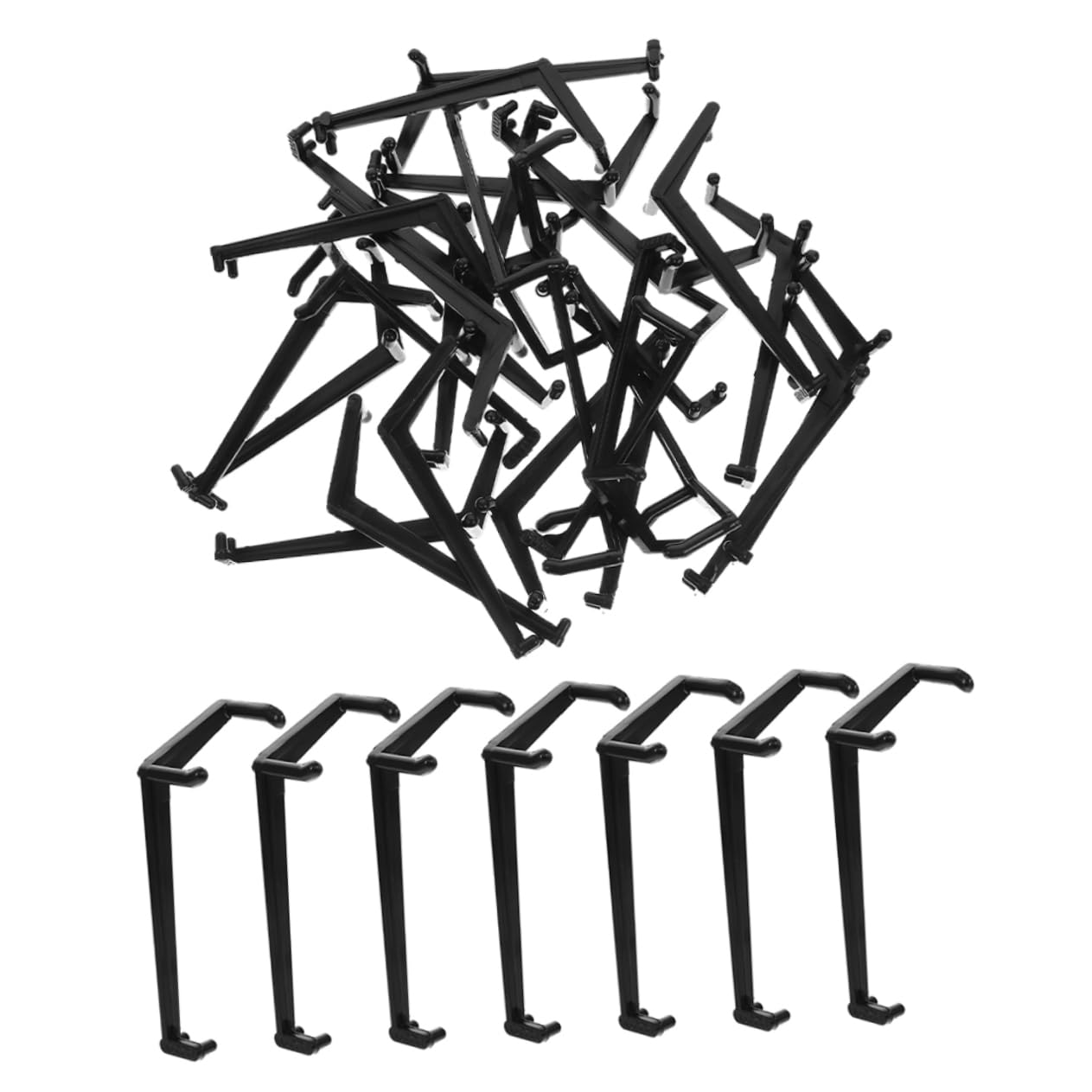 BESPORTBLE 100 STK Astabzieher für Obstbäume Trainer für Obstbaumzweige Äste Clips Aststreuer gartenzubehör astspreizer für obstbäume Anlage Bäume Pflanzen AST Biegung Zweigbiegeclip Abs