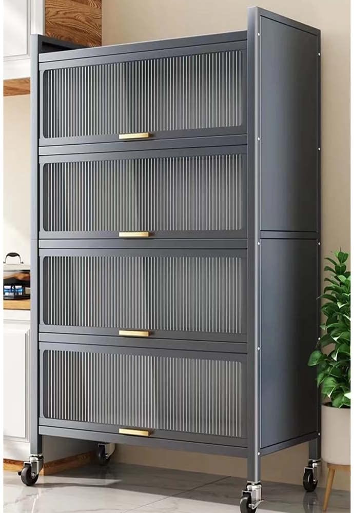 Metal Mobile Storage 4 Drawer Vertical Storage