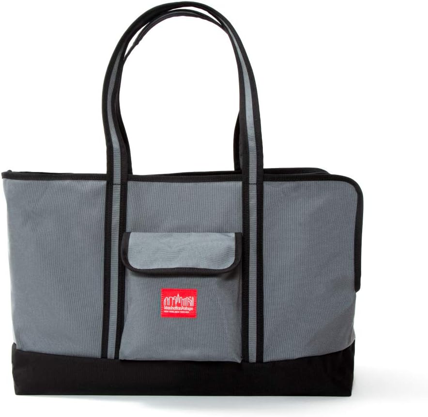 Manhattan Portage Pet Carrier Tote Bag (LG), Grey/Black