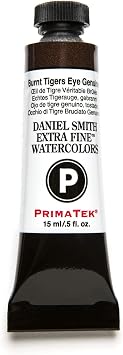 Daniel Smith Extra Fine Watercolor Paint, 15ml Tube, Burnt Tigers Eye Genuine, 284600162, 0.5 Fl Oz Pack of 1