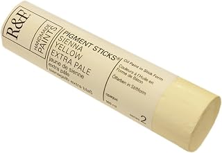 R&F Handmade Paints - Professional Oil Pigment Stick, Sienna Yellow Extra Pale, 100 ml