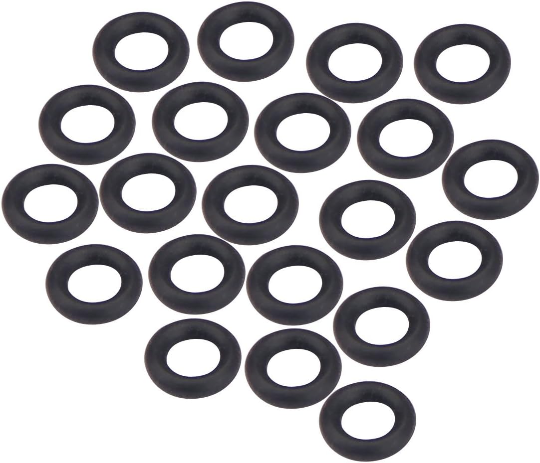 Rubber o ring 50 Pcs 3.00X1.00mm NBR 70A Mechanical Black NBR O Rings Oil Seal Washers