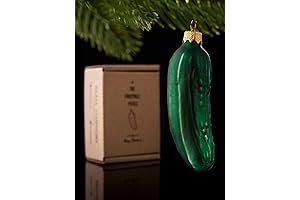 Glass Christmas Pickle Ornament, Hand Painted Christmas Ornament, Glass Christmas Ornament, Ornament, Christmas Present