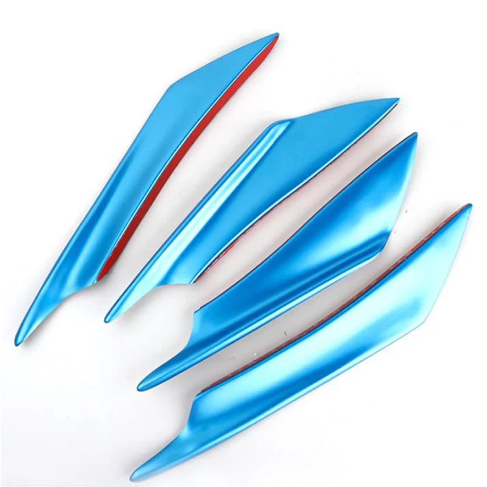 Front Bumper Splitter dachowy Pasuje do motocykla Yamaha i samochodu Motocykl Zderzak przedni Spoiler Wing Splitter Zestaw boczny Trim Canards Valence Chin