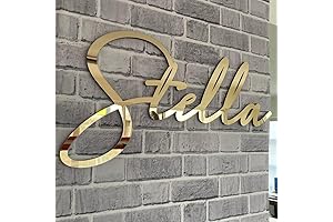 Personalized Mirror Name Sign: A Unique Touch for Your Home & Events