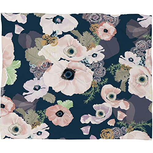 Deny Designs Khristian A Howell Une Femme In Blue Fleece Throw Blanket, 60 x 80