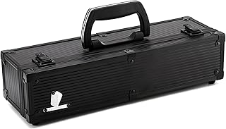 Black Metal Storage Case for TCG, Deck Box, MTG, Magic the gathering, FaB, Yugioh, Trading Cards, toploader, EDH, Commander, Ultra Pro One Touch Holder Storage Flesh and Blood TCG