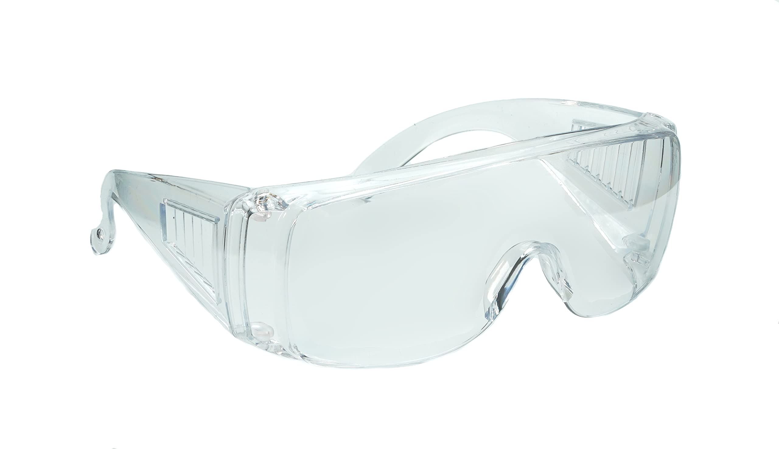 CONFAST - Gafas de seguridad transparentes para gafas de visión (3 pares)