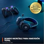 SteelSeries Arctis Nova 1P Multi-System Gaming Headset — Hi-Fi Drivers — 360° Spatial Audio — Comfort Design — Durable — Lightweight — Noise-Cancelling Mic — PS5, PS4, PC, Xbox, Switch - Black