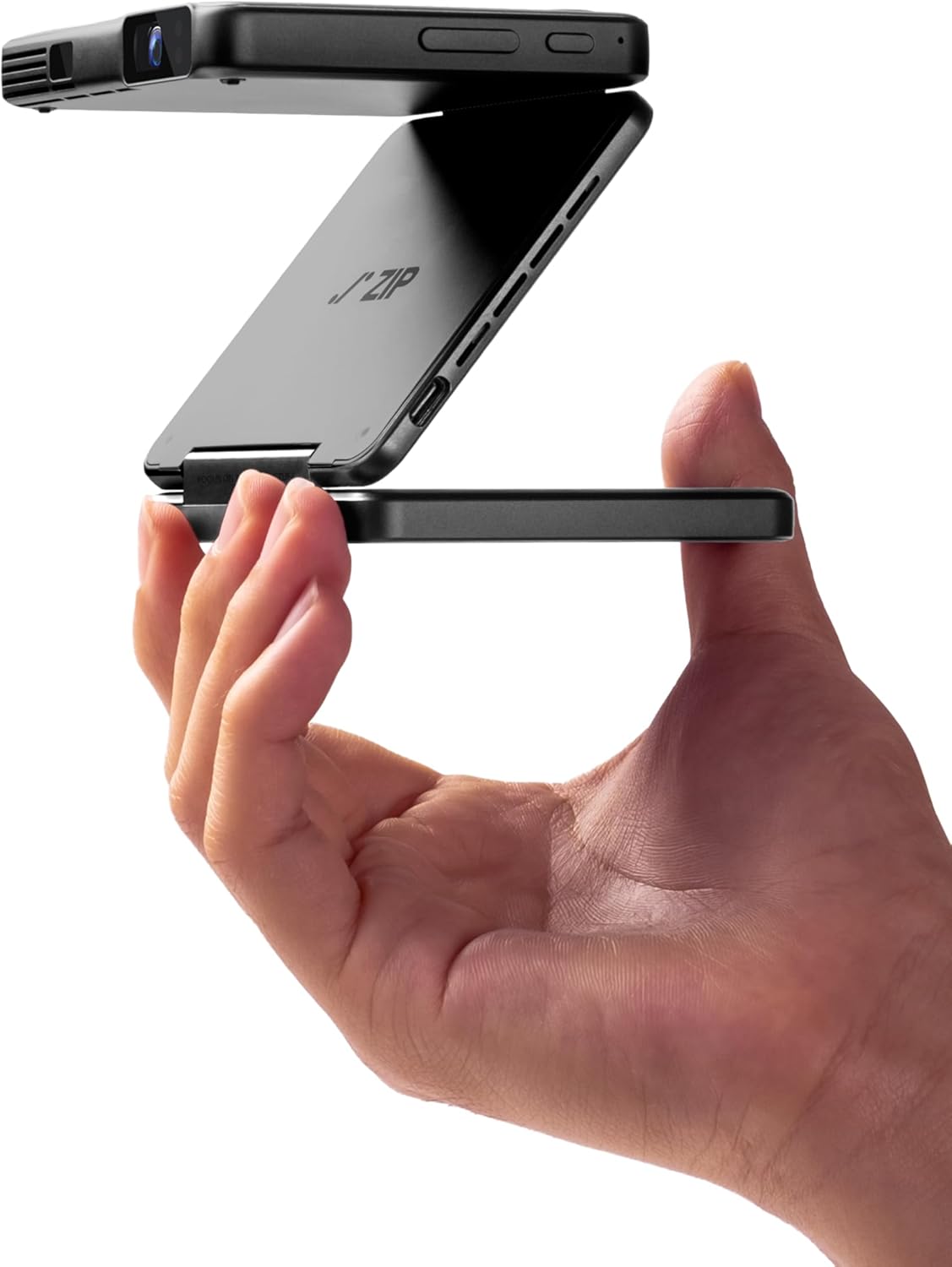 Aurzen ZIP Tri-Fold DLP Ultra-Portable Mini Projector with Bluetooth 5.4