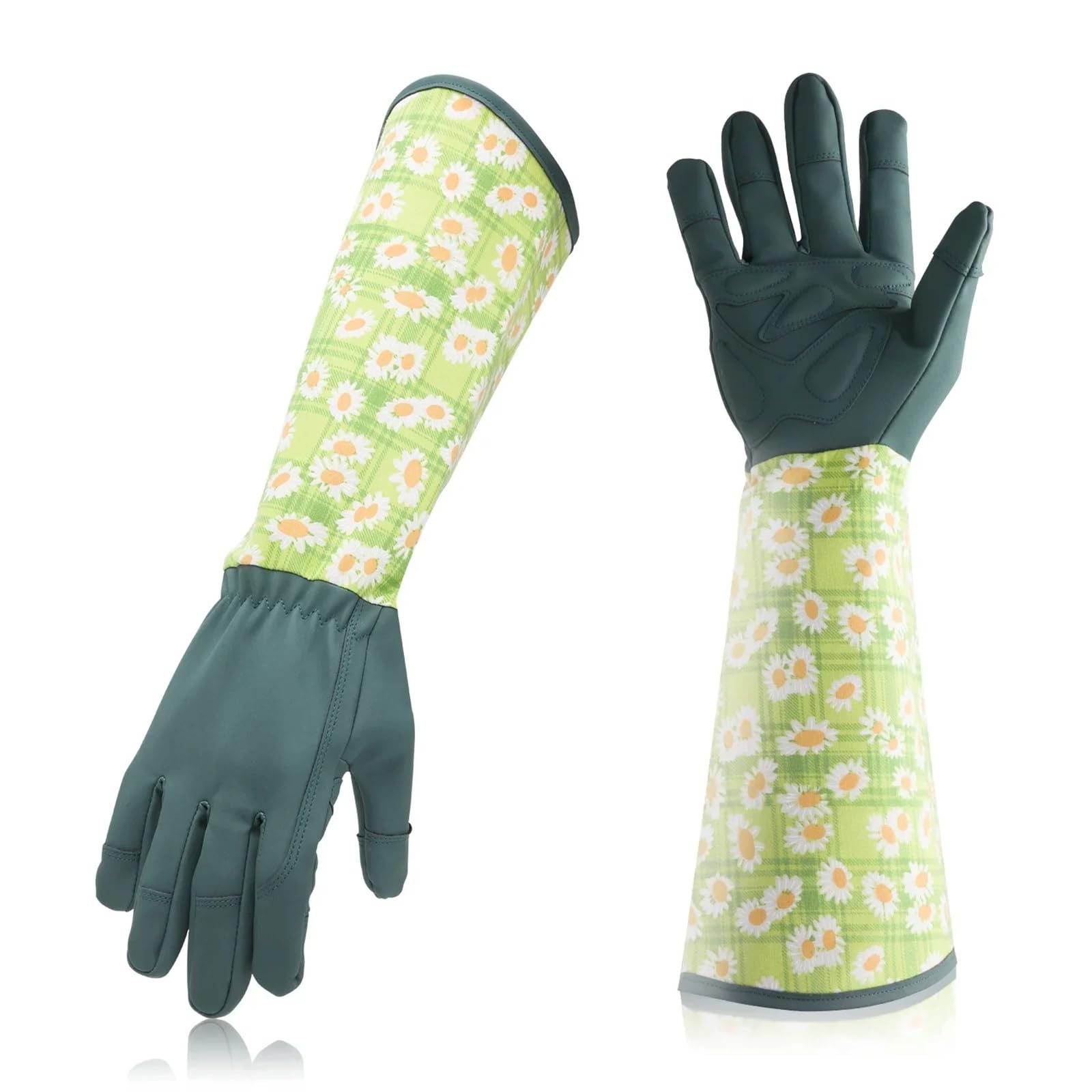 Generico Guanti da giardino impermeabili resistenti alla perforazione, proteggi mani for potatura di rose e lavori in giardino(B)