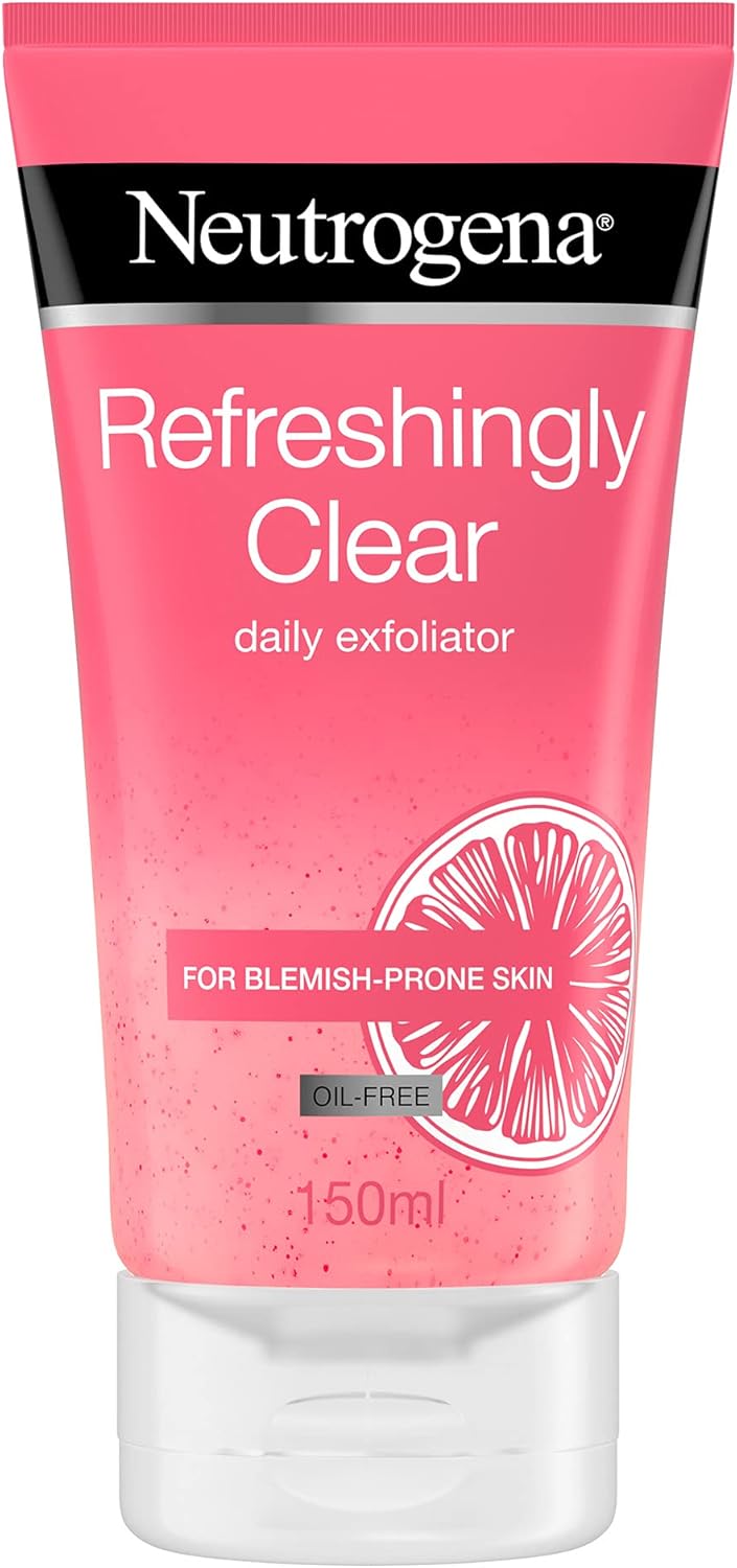 Neutrogena -Exfoliante diario refrescantemente transparente, 150 ml