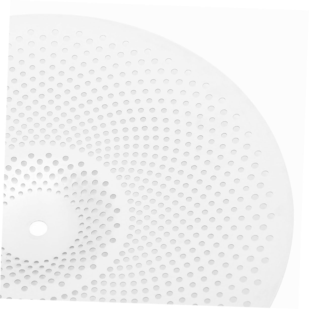 Sosoport Piatti per Batteria Silenziosi Piatto Muto Leggero Riduzione Vibrazioni 2 Pezzi in Lega Argento Set di Cimbali per Percussione Basso Volume
