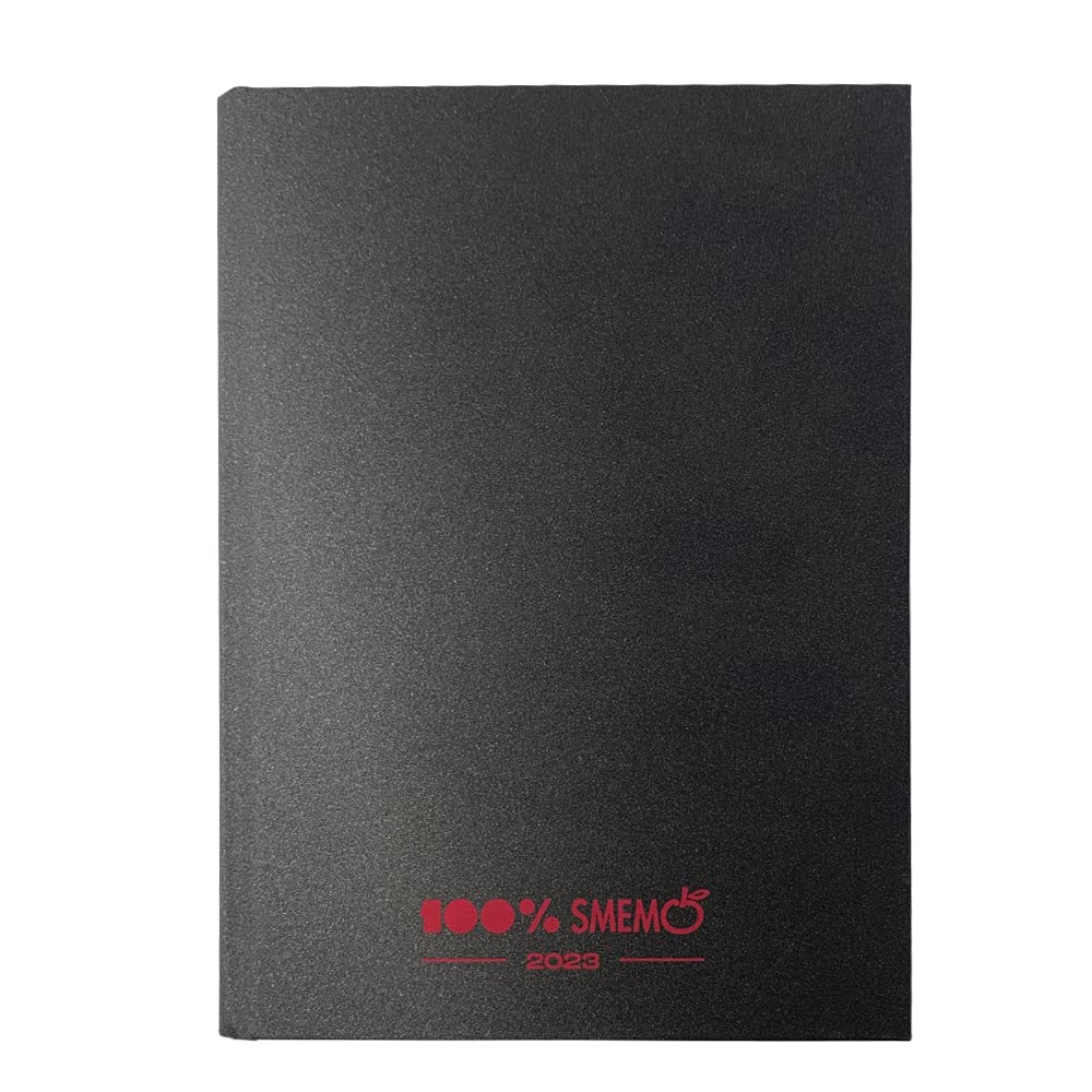 SmemorandaPlanet Special Edition School Diary 2022-2023, 16 Months, September 22 - December 23, School Diary with Sticker, 544 Pages, Hardcover, Large Size 13 x 17.8 cm, Black