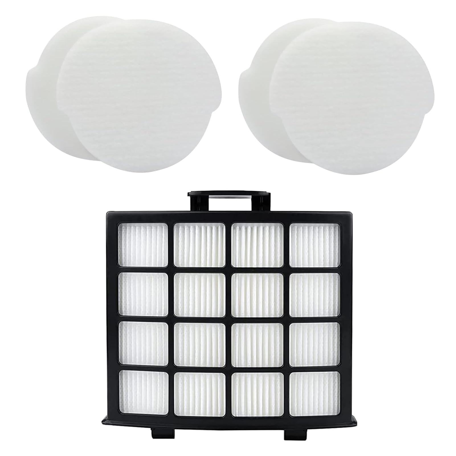 kiki fancy Upright Vacuum Filters for Shark NZ850UKT NZ850UK, Upright Vacuums Cleaner for Shark NZ850UKT NZ850UK, Replacement Filter Set 1 HEPA Filters, 2 Felt Filters & 2 Filters Foam