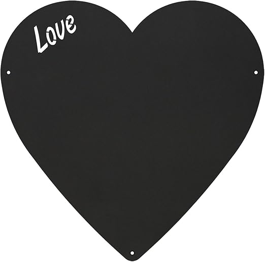 KalaMitica - Lavagna Magnetica Da Parete - Scrivibile E Cancellabile Con Gessetti - Nero Antracite - 14x50 Cm