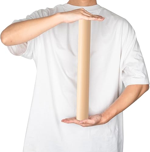 Miniatura 8 de RUSPEPA Papel de regalo color liso color nude  Mini rollo  para Navidad, boda, cumpleaños, ducha, felicitaciones y vacaciones  17 pulgadas x 32.8