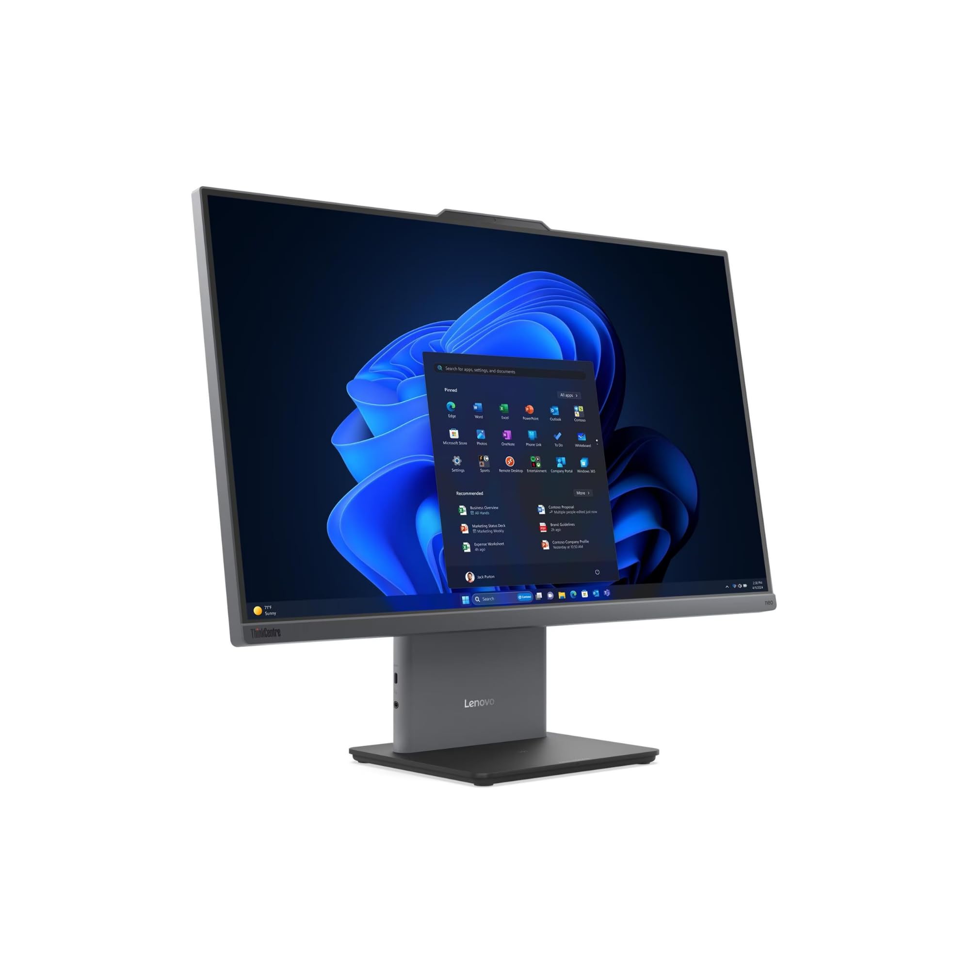ThinkCentre neo 50a 24 Gen 6 LNL, Intel® Core™ Ultra 5 226V (LPE-cores up to 3.50GHz, 8MB), W11P64 GER, 16.0GB, 1x512GB SSD M.2 2280 PCIe Gen4