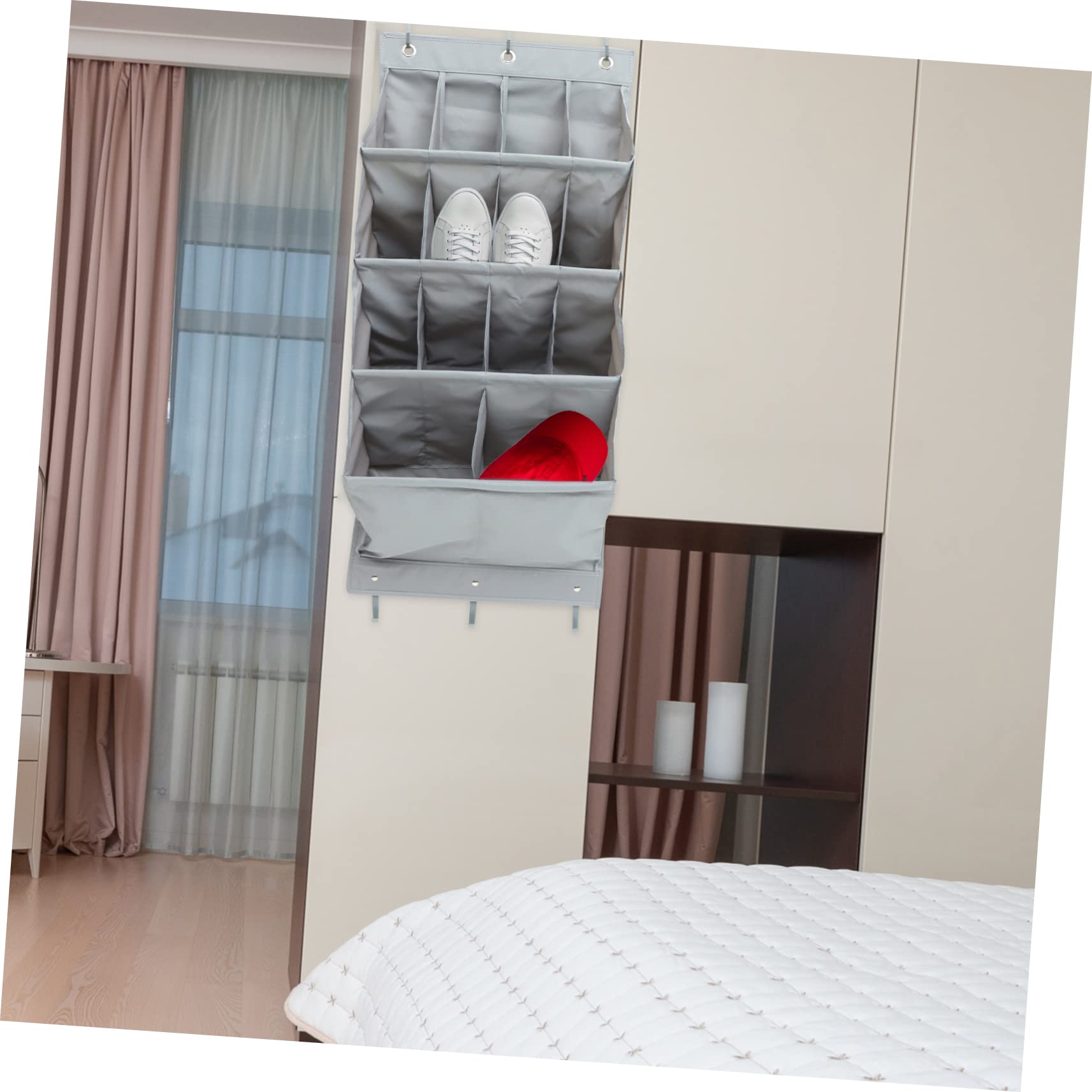 MAGICLULU Dormitory Hanging Bag Storage Container Creative Storage Bag Easy Install No Drilling