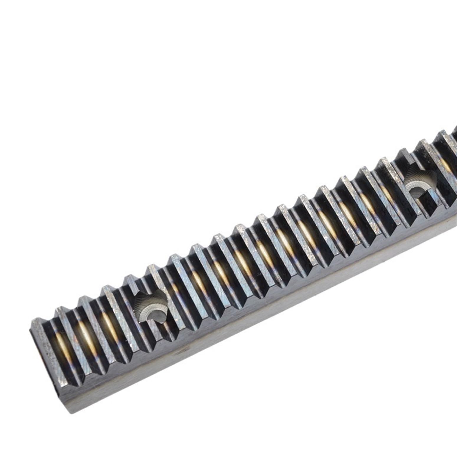 1 Stück Stirnrad mit vorderen Senkbohrungen, Modul 1/1,5/2/2,5/3, Länge 1500 mm, Zahnstangen-Ritzel-Führungsschiene für CNC-Geräte(2 Module 25x25x1500mm Quenched)