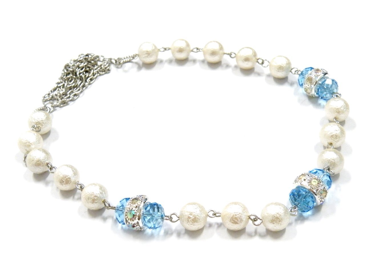 Amazon.co.jp: [ネックレス] コットンパール風 貝パール