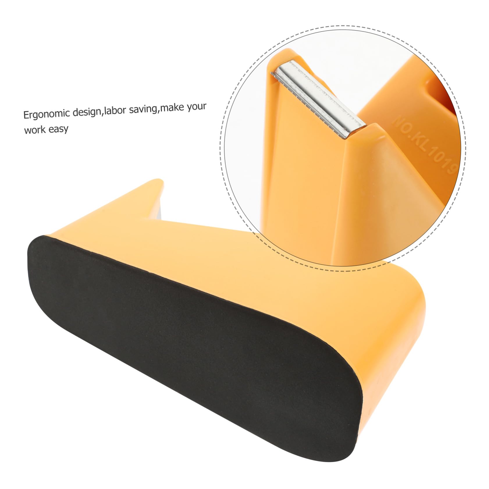 Uonlytech Kl1019 Klebebandspender Versiegelungsgerät Maschine Manuelle Ballenpresse Kartonverpackung Verpackungsband und Einfach Zu Verwenden Zufällige Farbe