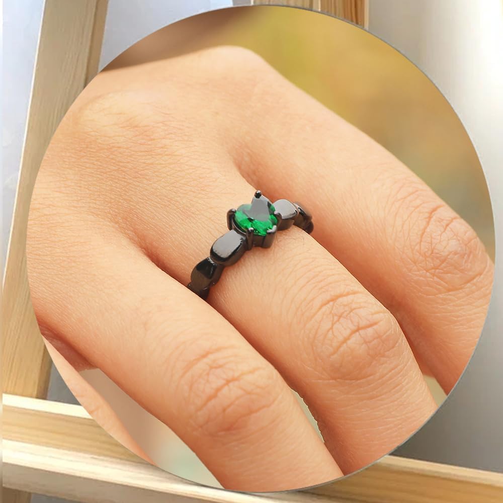Pärchen Ringe für 2 mit Gravur Verlobungsringe Paar Schwarz Partnerringe mit Namen Ring Hochzeit Ringe Damen und Herren Hochzeitsgeschenk Personalisiert,Größe 49-69