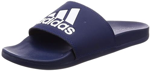 adidas flip flops blue