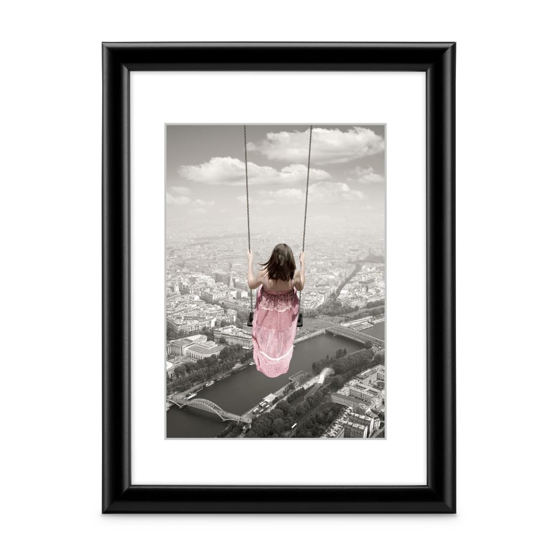 Hama Swing Plastic Photo Frame, Black, 40 x 50 cm