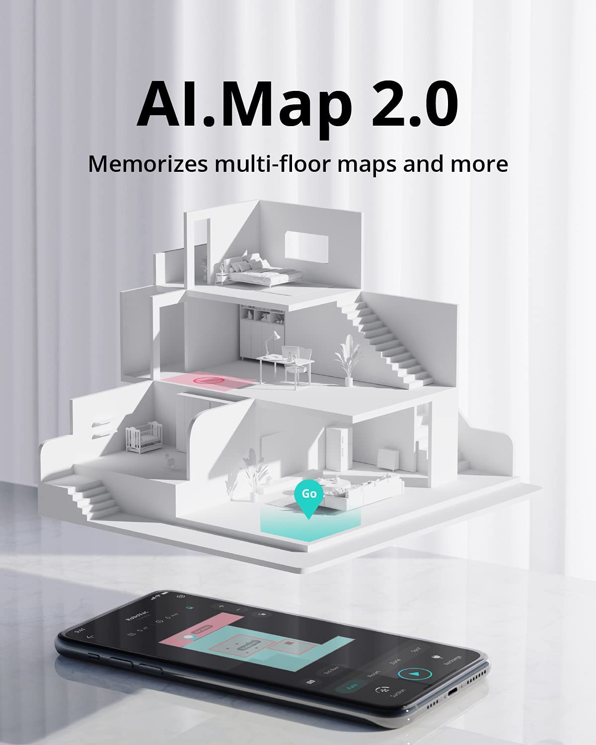 eufy Saugroboter mit Wischfunktion, RoboVac X8 Hybrid, 2X 2000Pa Saugleistung, iPath Lasernavigation, 2-in-1 Sauger & Wischmopp, AI. Map 2.0 Technologie, WLAN-Funktion (Generalüberholt)