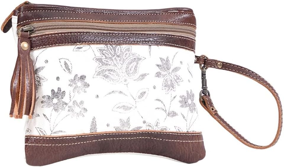 Myra Bag Floral Purse - Canvas Bags for Women, Over The Shoulder Purse - Image 3